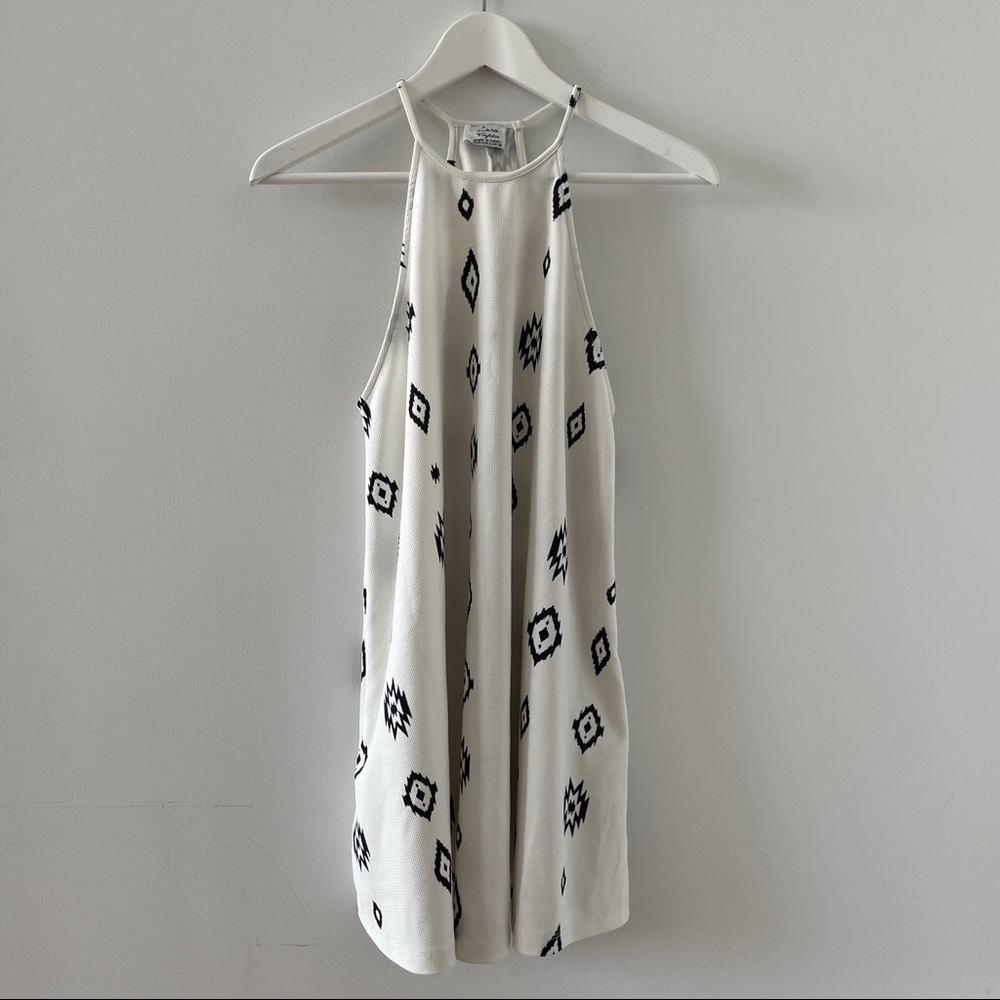 Zara white strapless dress